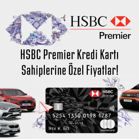 HSBC Premier Kredi Kart Sahiplerine Özel Fiyatlar!