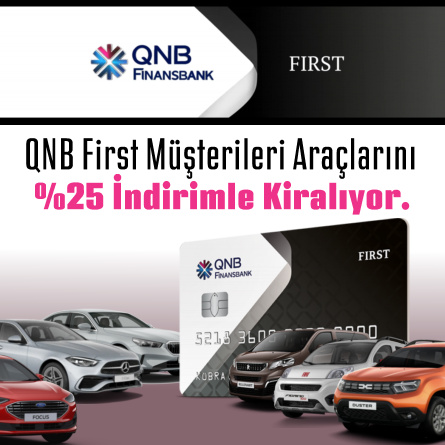 QNB First Müşterilerine Özel %25 İndiri